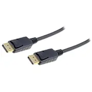 Cable Displayport plug,both sides 10M black 28Awg  Ak-340100-100-S