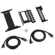 Cablemod Vertical Graphics Card Holder with Pcie x16 Riser Cable, 2X Displayport - Black  Cm-Vpb-2Dk-R 716894290655 Wlononwcra929