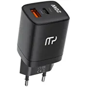 myPhone Swiftcharge Duo tīkla lādētājs  20W Pd Usb-C, Usb-A melns Akgaoladmyp00001 5902983624677 85044030