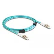 Delock Fiber Optical Cable with metal armouring Lc Duplex to Multi-Mode Om3 3 m  87909 4043619879090