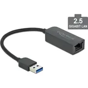 Delock Usb Type-A Network Adapter 2.5 Gigabit Lan 1 x Rj45 compact  66646 4043619666461