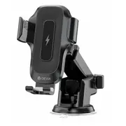 Devia car holder Ea497 with wireless inductive charger black 15W suction cup  6942297106574 39269097