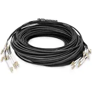Digitus Pre-Assembled Fiberglass Universal Breakout Cable, Multi Mode Om4, 12 Fibers, Lc/Upc -  Dk-2433Cu030Bk-Bbb 4016032485094 464193