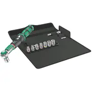 Drehmomentschlüssel Safe-Torque A1 Set 1, 10Teilig Schwarz/Grün, 1/4Quot Vierkant, 2-12 Nm  05075830001 4013288223005