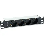Equip 333311 energosadales vienība, Pdu 4 Maiņstrāvas izvade -S 1U Melns, Sudrabs  4015867223093