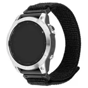 Fixed  Sporty Strap for Garmin Quickfit 22Mm 160-210 mm Black Nylon Fixnst2-Qf22Mm-Bk 8591680161775