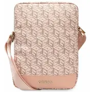 Guess Torba Gutb10Hgcfsep 10 różowy pink Gcube Stripe Tablet Bag  3666339120382