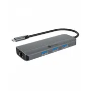 Icy Box Ib-Dk4034A-Cpd 6In1, Hdmi,Usb,Pd,Lan  4250078174776 Ayicys000000051