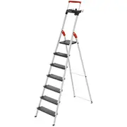 Kāpnes mājsaimniecības L100 Topline / alumīnija 7 pakāpieni  038050707 4007126017543