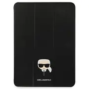 Karl Lagerfeld Saffiano Klfc11Okhk Grāmatveida Maks Planšetdatoram Apple iPad 11 Pro 2021 Melns  3666339030391