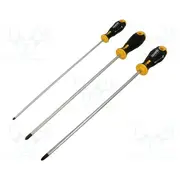 Screwdriver universal-set Phillips,Pozidriv,Slot Ergonic  Fl40093114 400 931 14