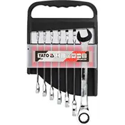 Kombinēto atslēgu komplekts ar reverso mehānismu 10-19Mm 7Gab. Yt-0208 Yato  5906083902086