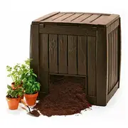 Komposta kaste Deco Composter With Base 340L brūna  29196661521 3253929000171