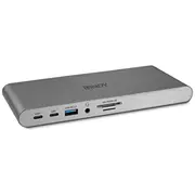 Lindy Dst-Pro 5K Xt, Usb-C Laptop Docking Station with Triple Display 4K or Single Amp 100W Pass-Through Charging  43349 4002888433495