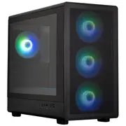 M5 Black mATX Mini Tower 4Xfans Argb  8800263650460 Kozaloe0M5Black