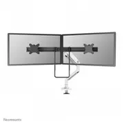 Neomounts Select Desk Mount, Double Display Crossbar Topfix Clamp Grommet White  Ds75S-950Wh2 8717371441586