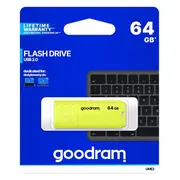 Pendrive Usb 2.0 64Gb R 20Mb/S W 5Mb/S yellow A  Ume2-0640Y0R11
