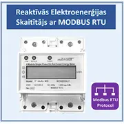 Reaktīvās Enerģijas un Jaudas Vienfāzes Elektrības Skaitītājs, 100A, Modbus Rtu Rs485, 4Din  1F-Acre-Mod-4 3100000027261