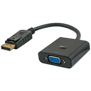 Savio Cl-90 video cable adapter 0.2 m Displayport Vga D-Sub Black  5901986041474 Akcsavada0027