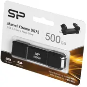 Silicon Power Ds72 500Gb Usb-A Usb-C  Sp500Gbuc3S72Vpk 4713436157441