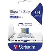 Store AposNApos Stay Nano 64 Gb Blau, Usb-A 3.2 Gen 1  98711 0023942987116
