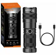 Superfire flashlight Gt60, 2600Lm, Usb-C Gt60  6956362912618