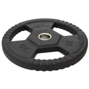 Svaru disks ar gumijas apvalku un rokturiem Bauer Fitness Premium 20Kg Ac-1496  4765500476552