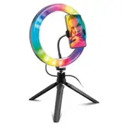 Telefona statīvs Sbs 25Cm Multicolour Led light  Teselfiringclip10Rgb 8018417406997