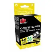 Uprint Canon Pack 560/561Xl 22 ml Bk  18 Cl Pg-560Xl/Cl-561Xl C-560/561Xl-Pack-Up 3584770904630