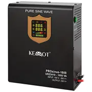 Wall-Mounted uninterruptible power supply Kemot Prosinus-1000 converter with pure sine wave and charging function 12V 230V 1000Va/700W  Urz3410 5901890019033 Wlononwcrasx1