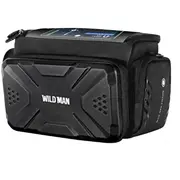 Wildman traveling bag for bike handlebars with zipper 4L Gs6 black  5903396400322 42029900