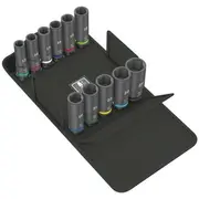 Wrench-Set 6-Angles,Socket spanner,impact 1/2 83Mm 11Pcs.  Wera.05004841001 05004841001