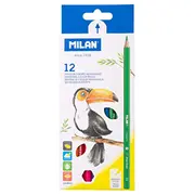 Zīmuļi krāsainie 12 krāsas, Milan  Mil80012 80012