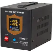 Uninterruptible power supply Kemot Prosinus-500 converter with pure sine wave and charging function 12V 230V 500Va/300W - black color  Urz3404B 5901890025362 Wlononwcrasgo