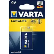 6Lr61/9V baterijas Varta Longlife Alkaline Mn1604/4122 iepakojumā 1 gb.  Bat9.Alk.vl1 4008496525423