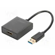 Adapter Hdmi socket,USB A plug Usb 3.2 Gen 1 Full Hd 1080P  Da-70841