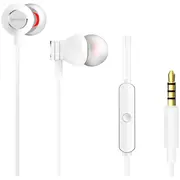 Aiwa In-Ear stereo austiņas ar mikrofonu, baltas  Estm-50Wt 8735256897630
