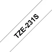 Brother Tze231S2 black/white 12Mm 4M  4977766736589
