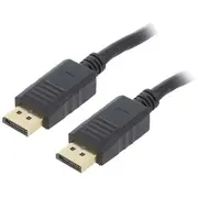 Cable Displayport plug,both sides Pvc 1.2 3M  Cc-Dp2-10