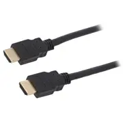 Cable Hdmi plug,both sides Pvc 2.1 5M black  Hdmi.he260.050 52766