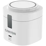 Canyon 4 in 1 Wireless Charging Stand, 30W max, Size 70X70X70.3Mm, weight 414G, with 65W charger and 1M cable, white  Cns-Wcs405W 5291485019235