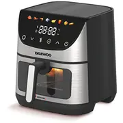 Daewoo Daf 1600Ix karstā gaisa friteris ar logu, air fryer,  1600 W, Led displejs, 6,5 L Ix 6426980750478