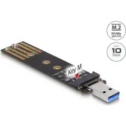 Delock Combo Converter for M.2 Nvme Pcie or Sata Ssd with Usb 3.2 Gen 2  64197 4043619641970