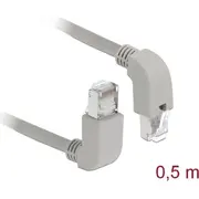 Delock Network cable Rj45 Cat.6 S/Ftp upwards / downwards angled 0.5 m  85861 4043619858613