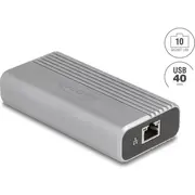 Delock Usb 40 Gbps Type-CTrade Network Adapter 10 Gigabit Lan 1 x Rj45  64349 4043619643493