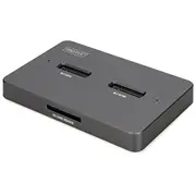Digitus M.2 Nvme  Sata Ssd docking station with Sd Express card reader, Usb-C Da-71546-1 4016032501398 Wlononwcrowcw