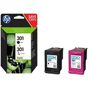 Hp 301 Combo Pack Black/Color  N9J72Ae 889894508898 Exphp-Ahp0439
