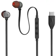 Jbl Jblt310Cblk Tune 310C Vada Austiņas in-Ear ar Type-C Black  1200130011146