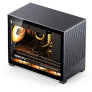 Jonsbo D32 Pro Black Pc-Gehäuse Mini-Gehäuse mATX Tempered Glass - schwarz  6970620554327 Gejp-019