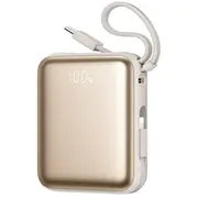 Joyroom Jr-Pbf27 22.5W 10000Mah Powerbank with Two Built-In Cables - Gold  6956116771195 85076000